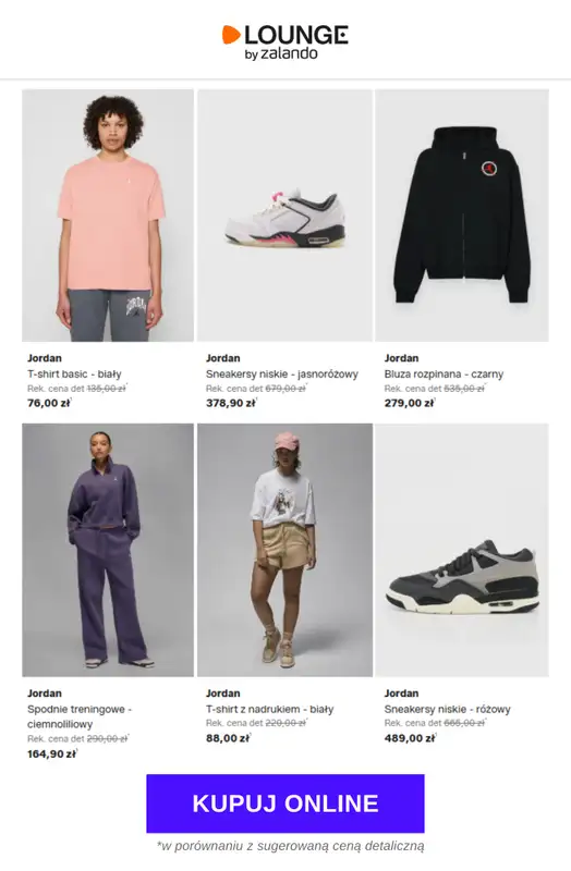 Lounge by Zalando - gazetka promocyjna Specjalne okazje: Jordan od poniedziałku 01.06 do środy 03.06 - strona 9