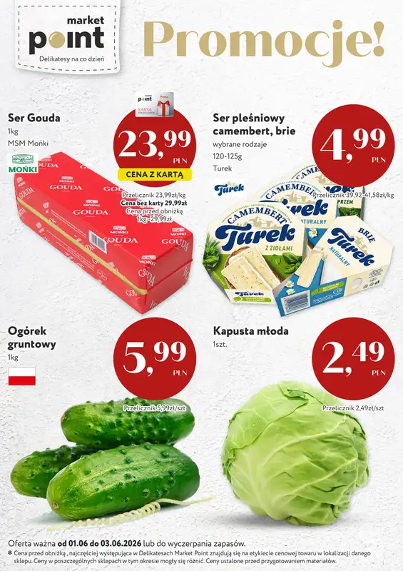 Market Point - gazetka promocyjna Ulotki promocyjne od poniedziałku 01.06 do środy 03.06 - strona 3