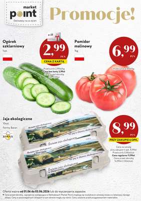 Market Point - gazetka promocyjna Ulotki promocyjne od poniedziałku 01.06 do środy 03.06