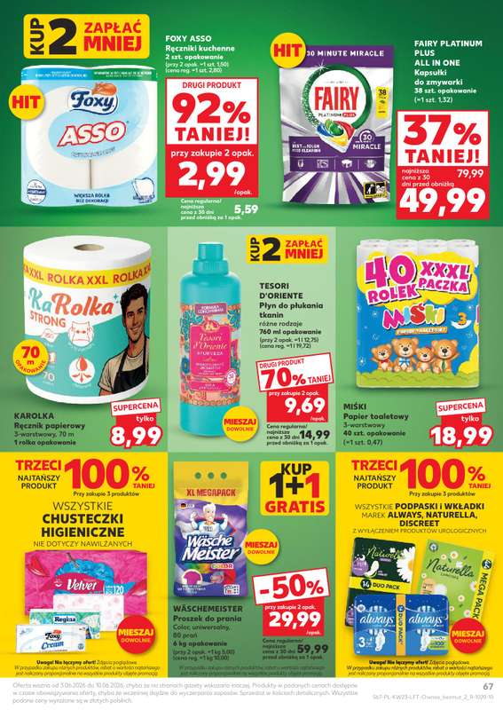 Kaufland - gazetka promocyjna Gazetka Tygodnia od środy 03.06 do środy 10.06 - strona 67