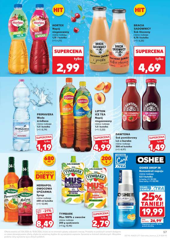 Kaufland - gazetka promocyjna Gazetka Tygodnia od środy 03.06 do środy 10.06 - strona 57