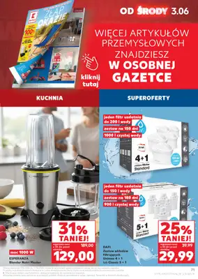 Kaufland - gazetka promocyjna Gazetka Tygodnia od środy 03.06 do środy 10.06 - strona 71