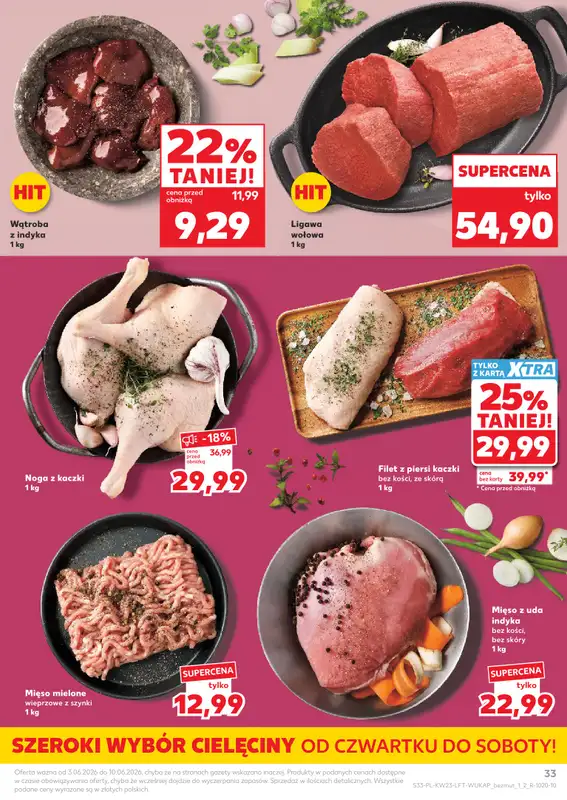 Kaufland - gazetka promocyjna Gazetka Tygodnia od środy 03.06 do środy 10.06 - strona 33