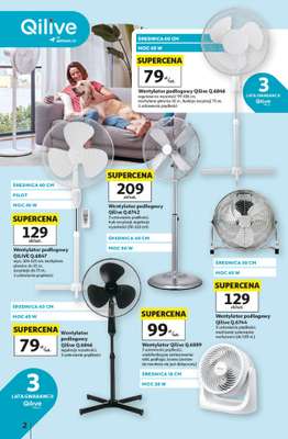 Auchan - gazetka promocyjna Wentylatory Hipermarket Auchan od piątku 05.06 do środy 17.06 - strona 2