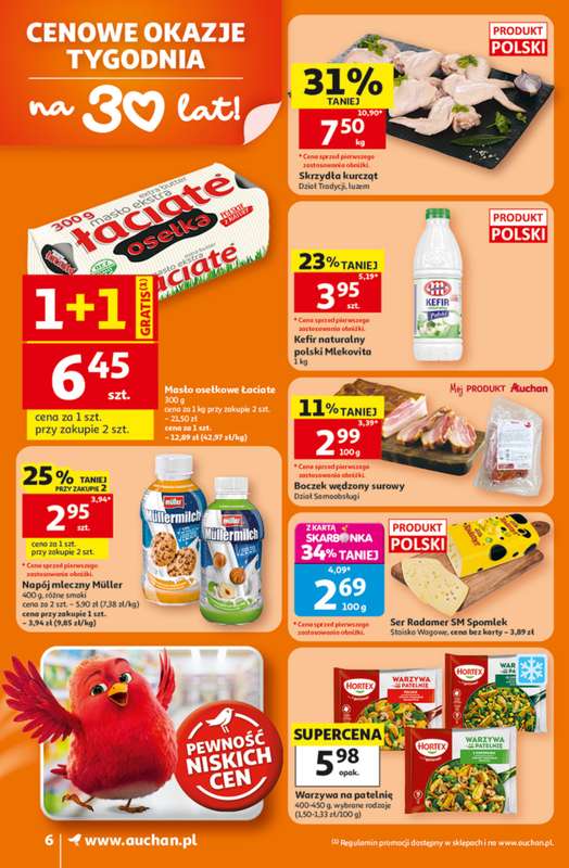 Auchan - gazetka promocyjna 30 Lat Supermarket Auchan od piątku 05.06 do środy 10.06 - strona 6