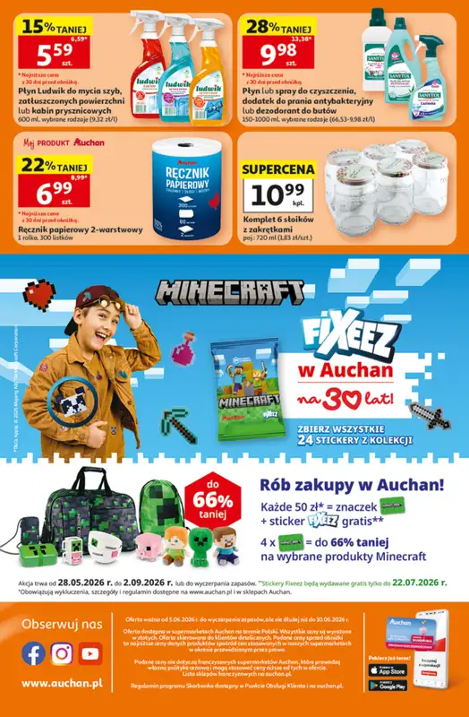 Auchan - gazetka promocyjna 30 Lat Supermarket Auchan od piątku 05.06 do środy 10.06 - strona 8