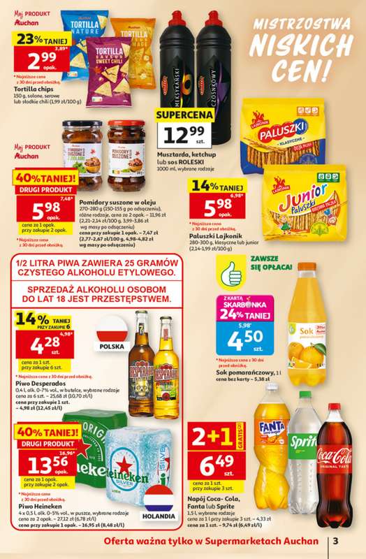 Auchan - gazetka promocyjna 30 Lat Supermarket Auchan od piątku 05.06 do środy 10.06 - strona 3