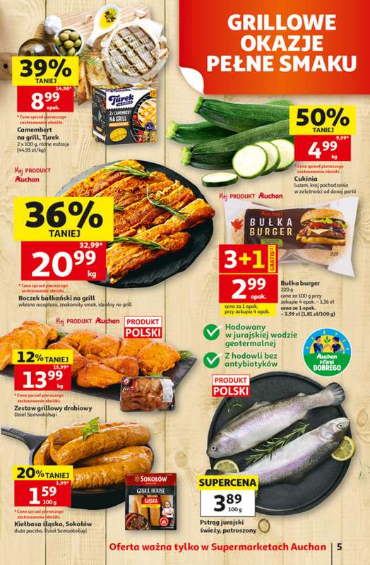 Auchan - gazetka promocyjna 30 Lat Supermarket Auchan od piątku 05.06 do środy 10.06 - strona 5