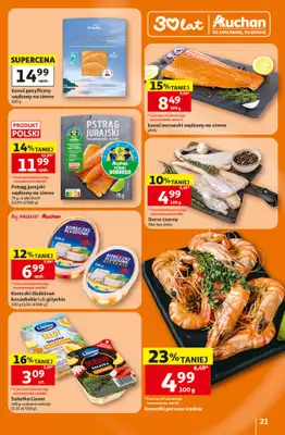 Auchan - gazetka promocyjna 30 Lat Hipermarket Auchan od piątku 05.06 do środy 10.06 - strona 21