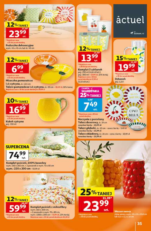 Auchan - gazetka promocyjna 30 Lat Hipermarket Auchan od piątku 05.06 do środy 10.06 - strona 35