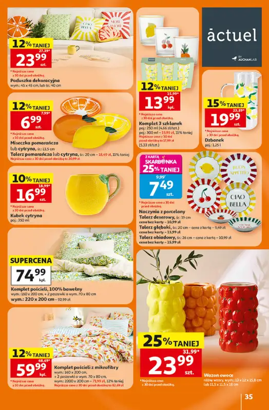 Auchan - gazetka promocyjna 30 Lat Hipermarket Auchan od piątku 05.06 do środy 10.06 - strona 35