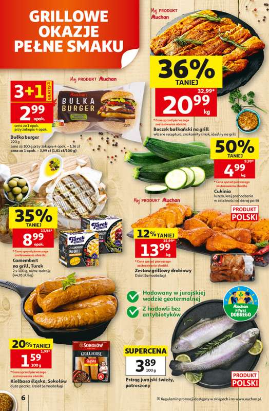 Auchan - gazetka promocyjna 30 Lat Hipermarket Auchan od piątku 05.06 do środy 10.06 - strona 6