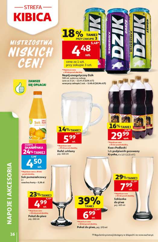 Auchan - gazetka promocyjna 30 Lat Hipermarket Auchan od piątku 05.06 do środy 10.06 - strona 16