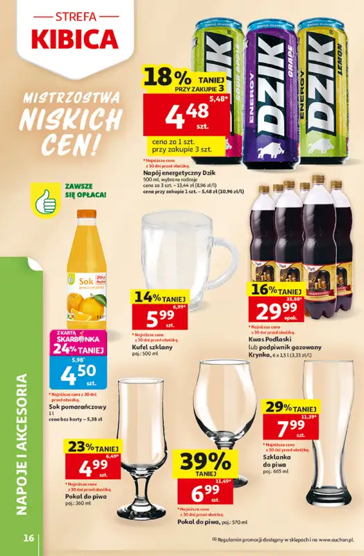 Auchan - gazetka promocyjna 30 Lat Hipermarket Auchan od piątku 05.06 do środy 10.06 - strona 16