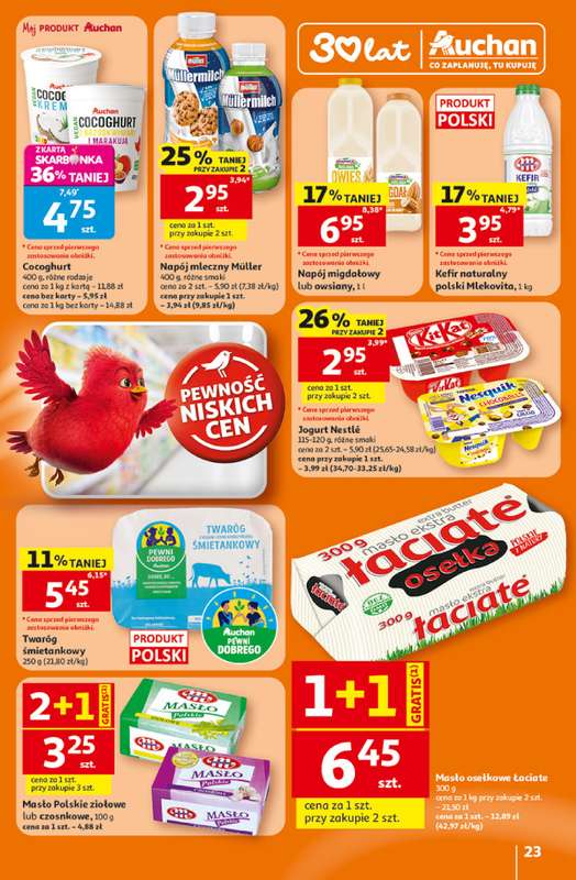 Auchan - gazetka promocyjna 30 Lat Hipermarket Auchan od piątku 05.06 do środy 10.06 - strona 23