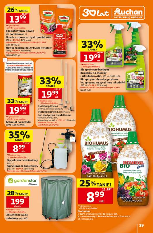 Auchan - gazetka promocyjna 30 Lat Hipermarket Auchan od piątku 05.06 do środy 10.06 - strona 39