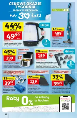 Auchan - gazetka promocyjna 30 Lat Hipermarket Auchan od piątku 05.06 do środy 10.06 - strona 42