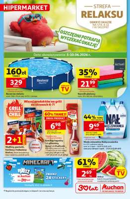 Auchan - gazetka promocyjna 30 Lat Hipermarket Auchan od piątku 05.06 do środy 10.06