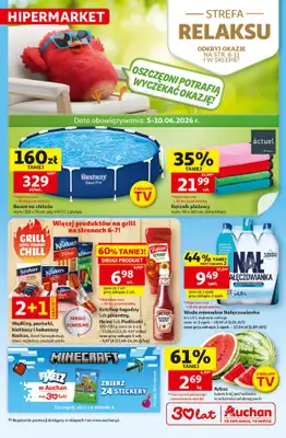 Auchan - gazetka promocyjna 30 Lat Hipermarket Auchan od piątku 05.06 do środy 10.06