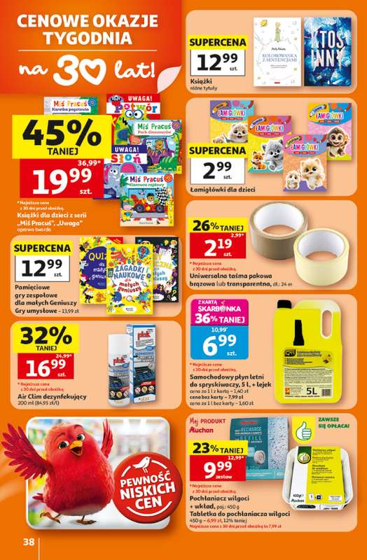 Auchan - gazetka promocyjna 30 Lat Hipermarket Auchan od piątku 05.06 do środy 10.06 - strona 38