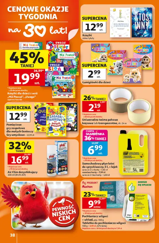 Auchan - gazetka promocyjna 30 Lat Hipermarket Auchan od piątku 05.06 do środy 10.06 - strona 38