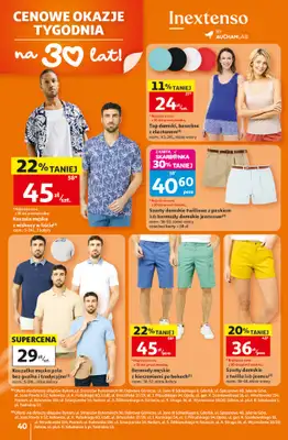 Auchan - gazetka promocyjna 30 Lat Hipermarket Auchan od piątku 05.06 do środy 10.06 - strona 40