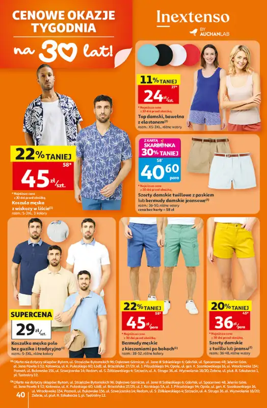 Auchan - gazetka promocyjna 30 Lat Hipermarket Auchan od piątku 05.06 do środy 10.06 - strona 40