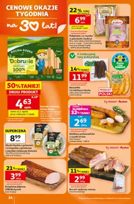 Auchan - gazetka promocyjna 30 Lat Hipermarket Auchan od piątku 05.06 do środy 10.06 - strona 24