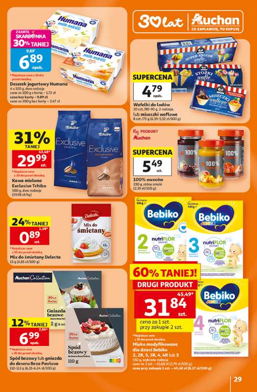 Auchan - gazetka promocyjna 30 Lat Hipermarket Auchan od piątku 05.06 do środy 10.06 - strona 29