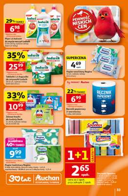 Auchan - gazetka promocyjna 30 Lat Hipermarket Auchan od piątku 05.06 do środy 10.06 - strona 33