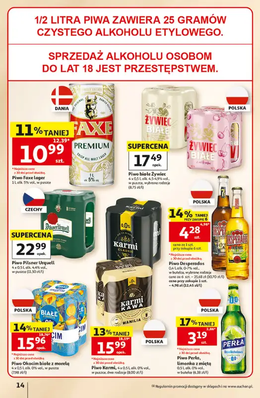 Auchan - gazetka promocyjna 30 Lat Hipermarket Auchan od piątku 05.06 do środy 10.06 - strona 14
