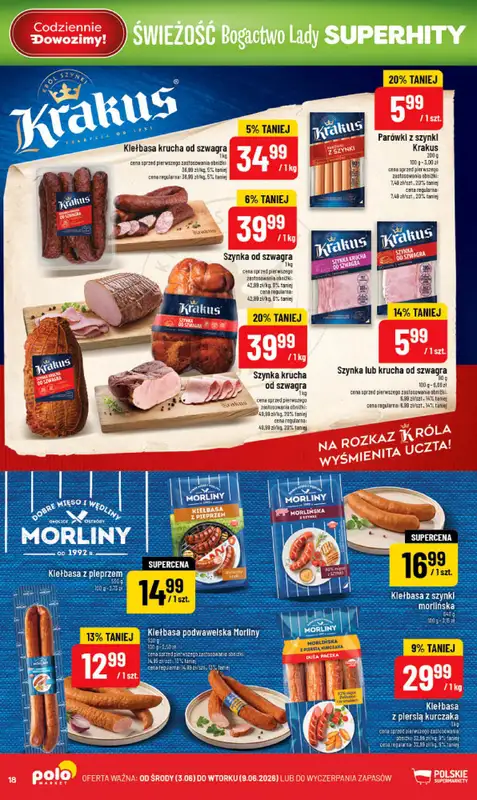 POLOmarket - gazetka promocyjna Gazetka od środy 03.06 do wtorku 09.06 - strona 18