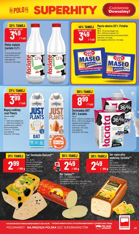POLOmarket - gazetka promocyjna Gazetka od środy 03.06 do wtorku 09.06 - strona 23