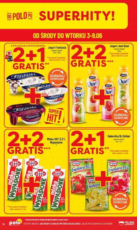 POLOmarket - gazetka promocyjna Gazetka od środy 03.06 do wtorku 09.06 - strona 10