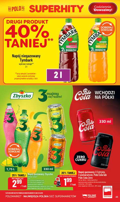 POLOmarket - gazetka promocyjna Gazetka od środy 03.06 do wtorku 09.06 - strona 43