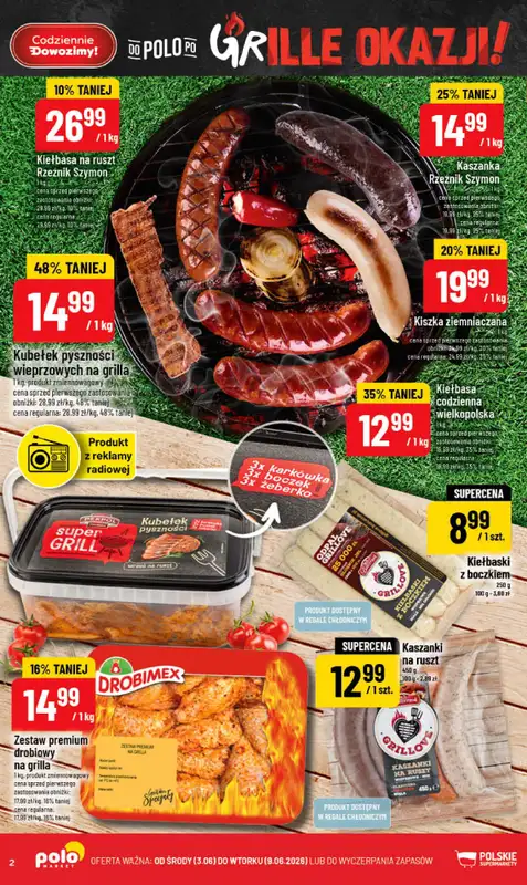 POLOmarket - gazetka promocyjna Gazetka od środy 03.06 do wtorku 09.06 - strona 2