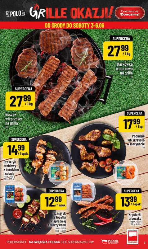 POLOmarket - gazetka promocyjna Gazetka od środy 03.06 do wtorku 09.06 - strona 3