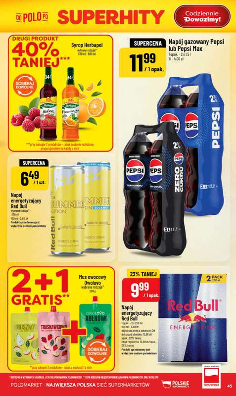 POLOmarket - gazetka promocyjna Gazetka od środy 03.06 do wtorku 09.06 - strona 45