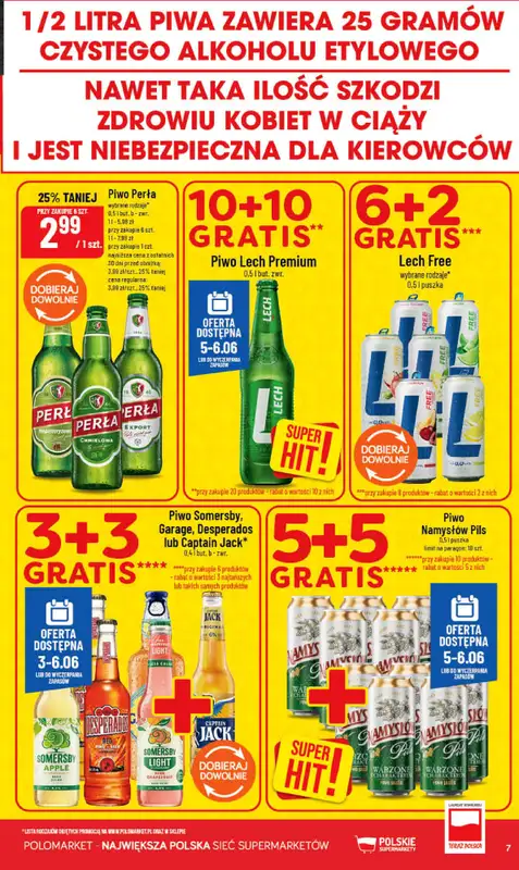 POLOmarket - gazetka promocyjna Gazetka od środy 03.06 do wtorku 09.06 - strona 7