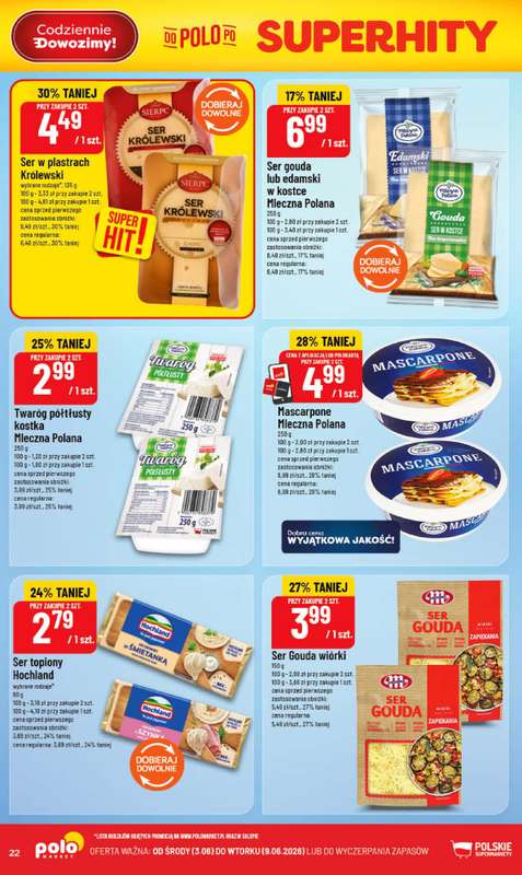 POLOmarket - gazetka promocyjna Gazetka od środy 03.06 do wtorku 09.06 - strona 22