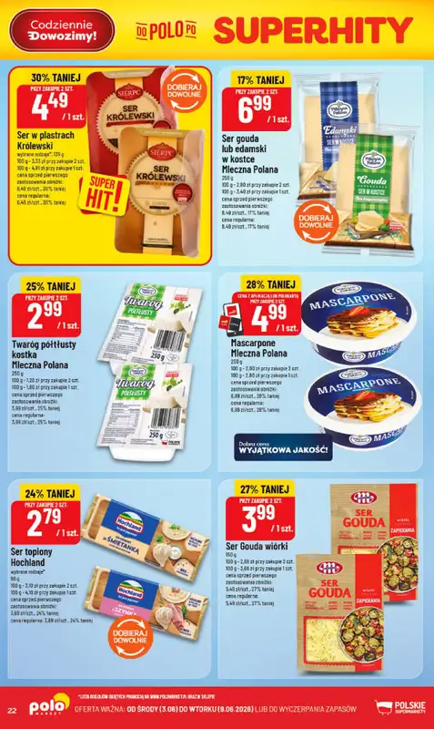 POLOmarket - gazetka promocyjna Gazetka od środy 03.06 do wtorku 09.06 - strona 22