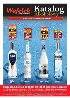 Wafelek - gazetka promocyjna Katalog alkoholowy od wtorku 02.06 do wtorku 30.06