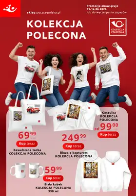 Poczta Polska - gazetka promocyjna Gazetka od wtorku 02.06 do niedzieli 14.06