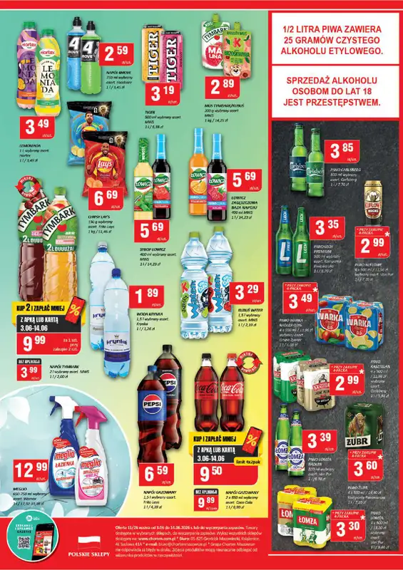 Chorten - gazetka promocyjna Gazetka Mazowsze Market od środy 03.06 do niedzieli 14.06 - strona 4