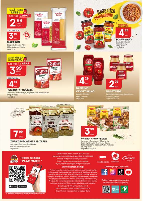 Chorten - gazetka promocyjna Gazetka Podlaskie Market od środy 03.06 do niedzieli 14.06 - strona 12