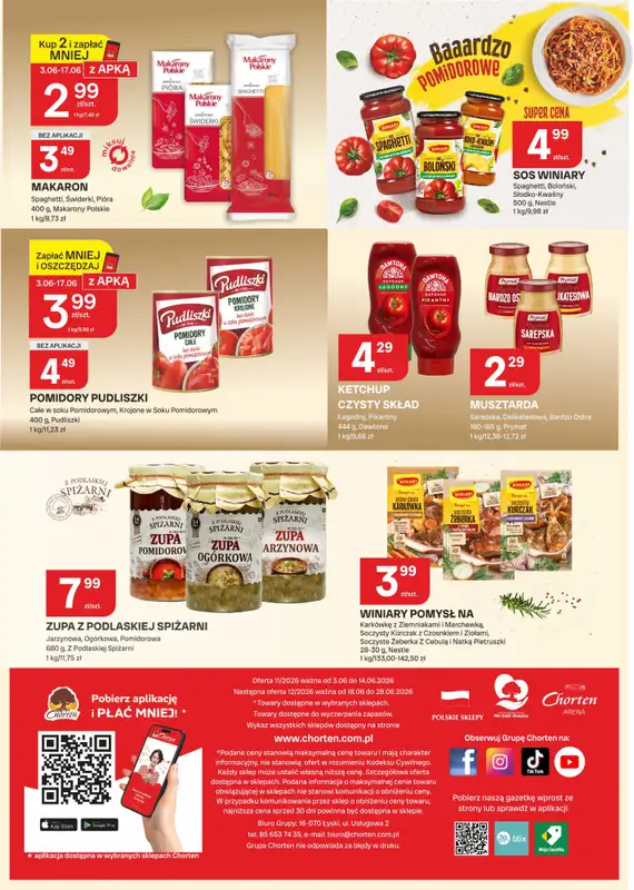 Chorten - gazetka promocyjna Gazetka Podlaskie Market od środy 03.06 do niedzieli 14.06 - strona 12