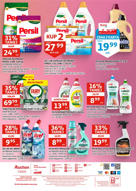Auchan - gazetka promocyjna Gazetka Racibórz | Kierunek wakacje od środy 03.06 do wtorku 16.06 - strona 28