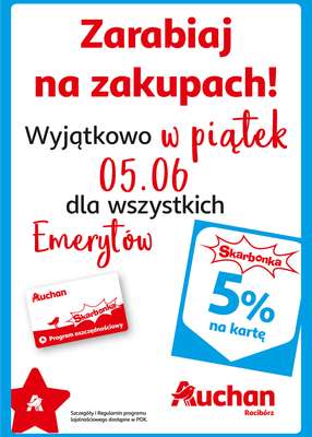 Auchan - gazetka promocyjna Gazetka Racibórz | Kierunek wakacje od środy 03.06 do wtorku 16.06