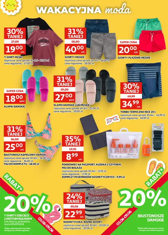 Auchan - gazetka promocyjna Gazetka Racibórz | Kierunek wakacje od środy 03.06 do wtorku 16.06 - strona 5