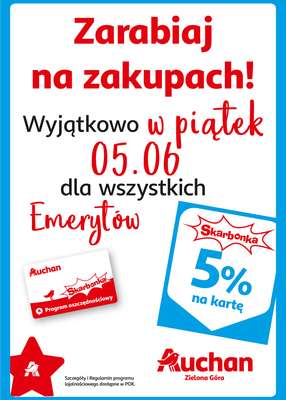 Auchan - gazetka promocyjna Gazetka Zielona Góra | Kierunek wakacje od środy 03.06 do wtorku 16.06